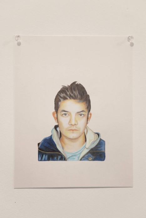 Sebasti&amp;aacute;n Camacho por Lorena Espitia&amp;nbsp;(2011)&amp;nbsp;&amp;nbsp;&amp;nbsp;Lapiz de color sobre cartulina