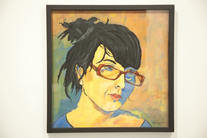 Natalia Olarte por Cesar Franco&amp;nbsp;(2011)&amp;nbsp;&amp;nbsp;&amp;nbsp;&amp;nbsp;Acr&amp;iacute;lico sobre tela