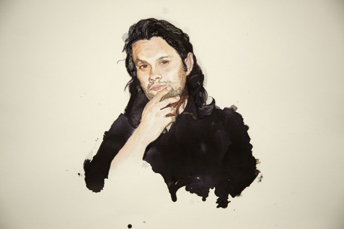 Gonzalo Garc&amp;iacute;a por Natalia Azuero&amp;nbsp;(2012)&amp;nbsp;&amp;nbsp;&amp;nbsp;&amp;nbsp;Acuarela y ecolines sobre papel