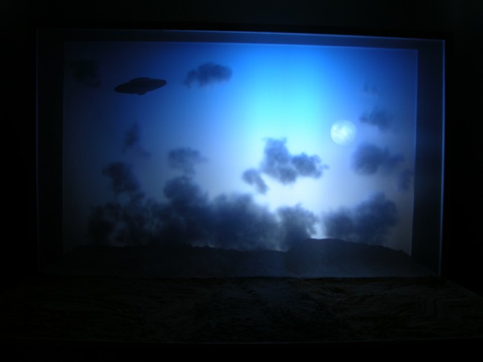 R&amp;eacute;gimen de luz y sombra. 2012. Video instalaci&amp;oacute;n.