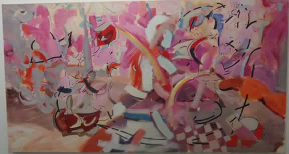 Alejandro Ospina El Viaje Texnica Mixta sobre Lienzo