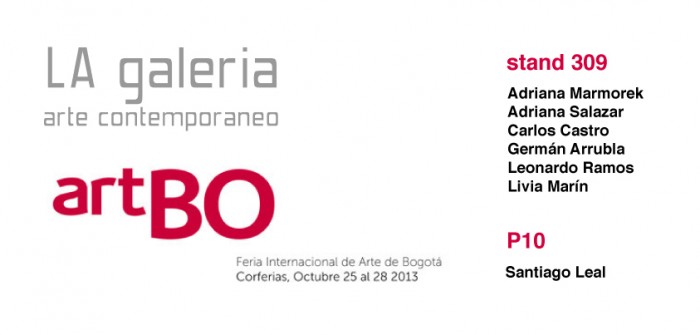 LA Galeria - Arte contemporaneo en artBO 2013 - stand 309